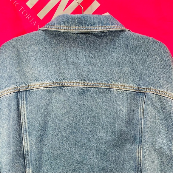 💗 VS PINK 💗 Denim Jean Jacket X Large - Picture 5 of 9